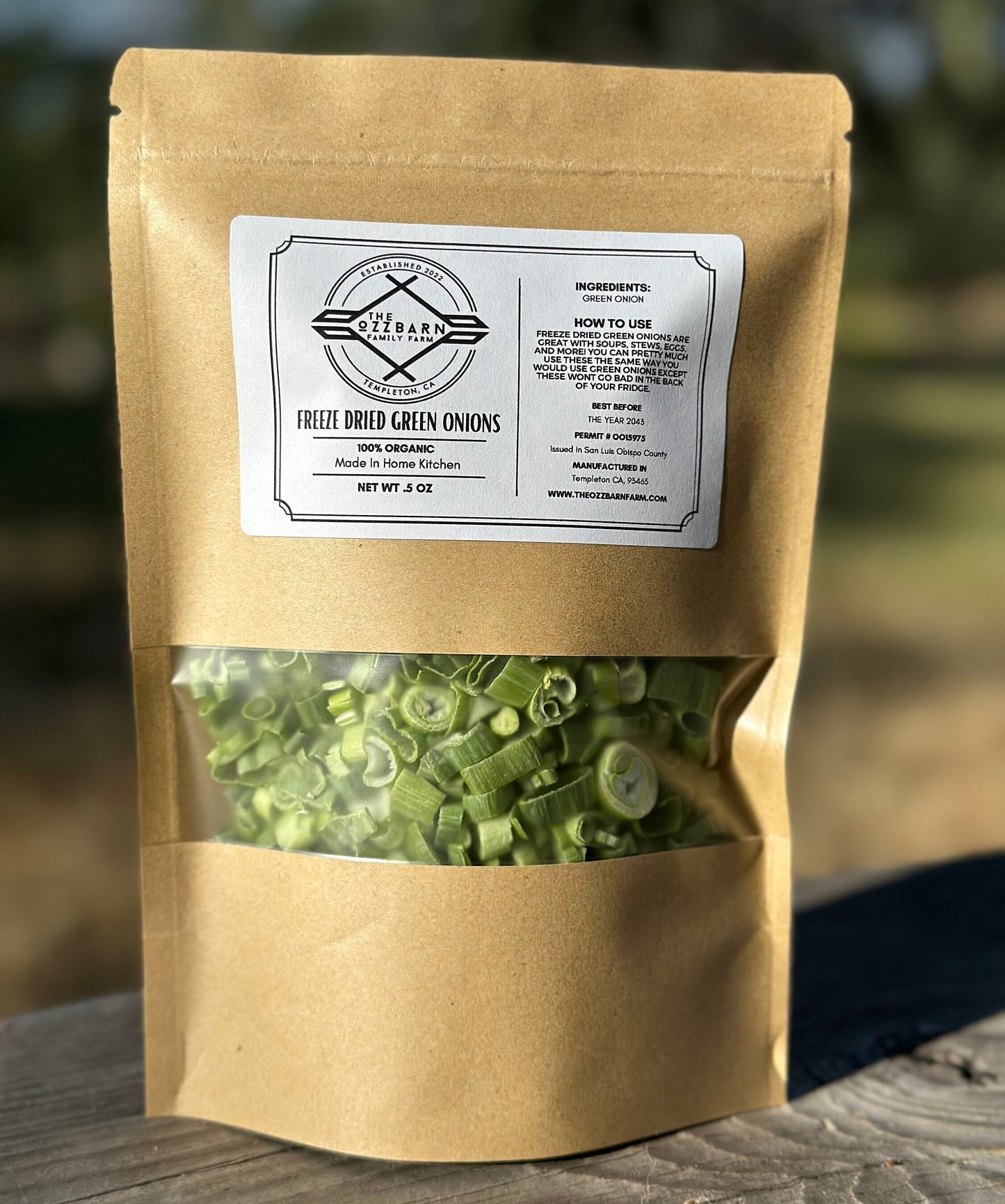 Freeze Dried Green Onions