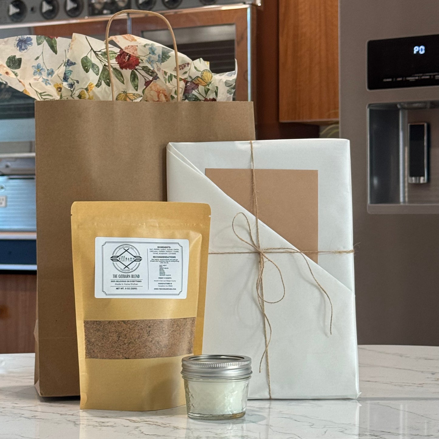Father's Day BBQ Gift Bundle | Personalized Cutting Board, Seasoning & Cooking Tallow